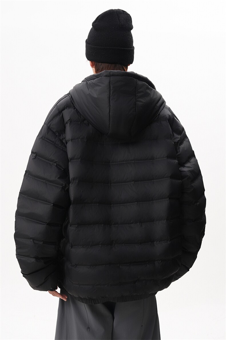 现货新款排骨羽绒服男士短款白鸭绒连帽大码225-2-Y215-P198,男装羽绒服,星座225-2