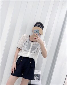 夏季新款印花小衫图片
