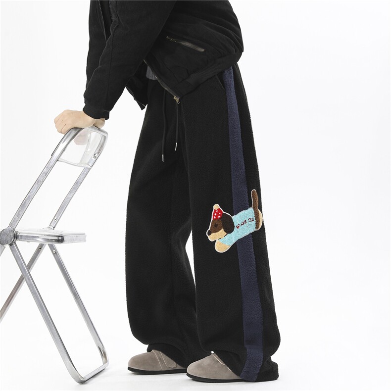K1750/P5088羊羔毛冬季加绒加厚休闲裤男,男装卫衣,电商D202