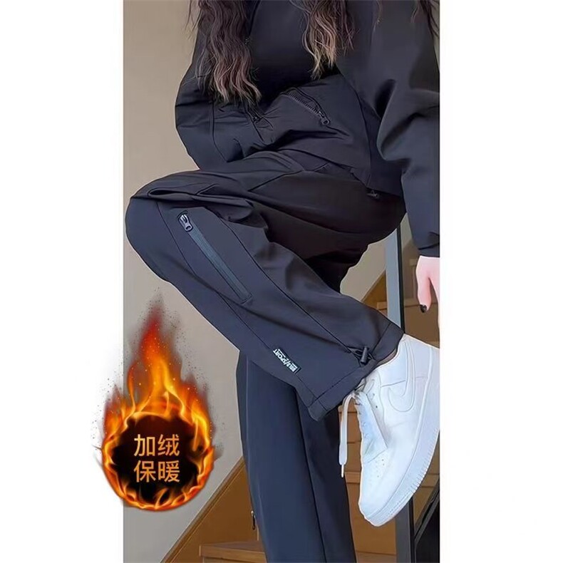 防风防水三合一冲锋裤男款美式加绒加厚防寒保暖滑雪工装裤子秋冬,男装棉衣,星座505-2（原电商A260-1)