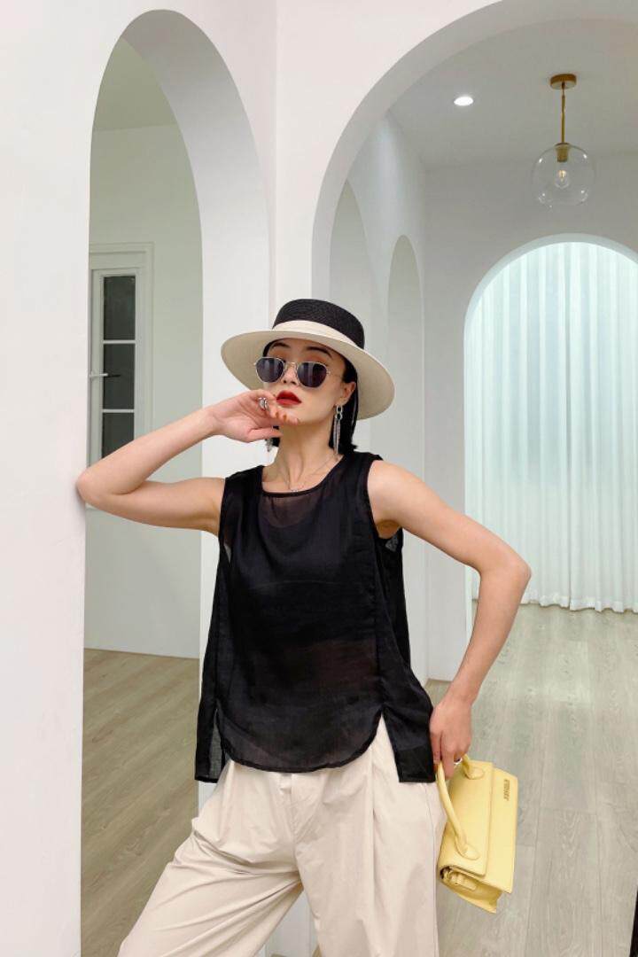 现货苎百搭背心，女装背心吊带，尤鱼 YOOYUU