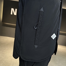 新款男士小翻领羽绒服夹克加厚防寒309B-3-81065-P188，男装夹克，星座1409-3