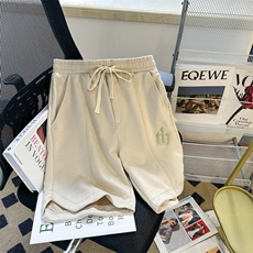 休闲短裤男韩版潮流字母高街帅气2026夏季新款ins五分裤K4138-P32，男装牛仔裤，星座412
