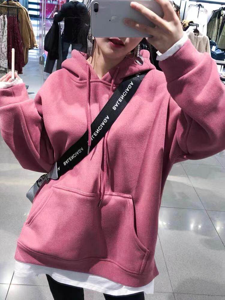 加绒卫衣假两件，女装卫衣/绒衫，寸汐