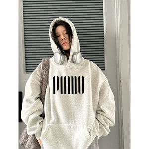 美式覆古连帽卫衣男新款秋冬季宽松情侣外套WCX248-P48图片