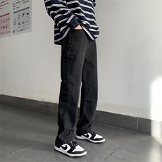 XZ221-1/K1303/P55/控782025春款美式潮牌高弹修身牛仔裤，男装牛仔裤，星座221-1