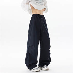 8XL-M春夏美式工装裤子大码冲锋裤休闲直筒褶皱伞兵裤KZ1950/P48图片