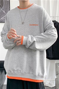 韩版潮流青年上衣2024秋装新款卫衣男圆领休闲A161-2-Y752-P35图片