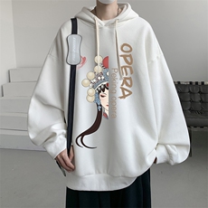 连帽卫衣男大码运动服帽衫外套WY2161-P35加绒款-P40，男装卫衣，电商A040