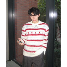 长袖毛衣男女秋冬宽松套头慵懒风减龄软糯上衣针织M380，男装针织衫/毛衣，星座1116A（原606A-3）