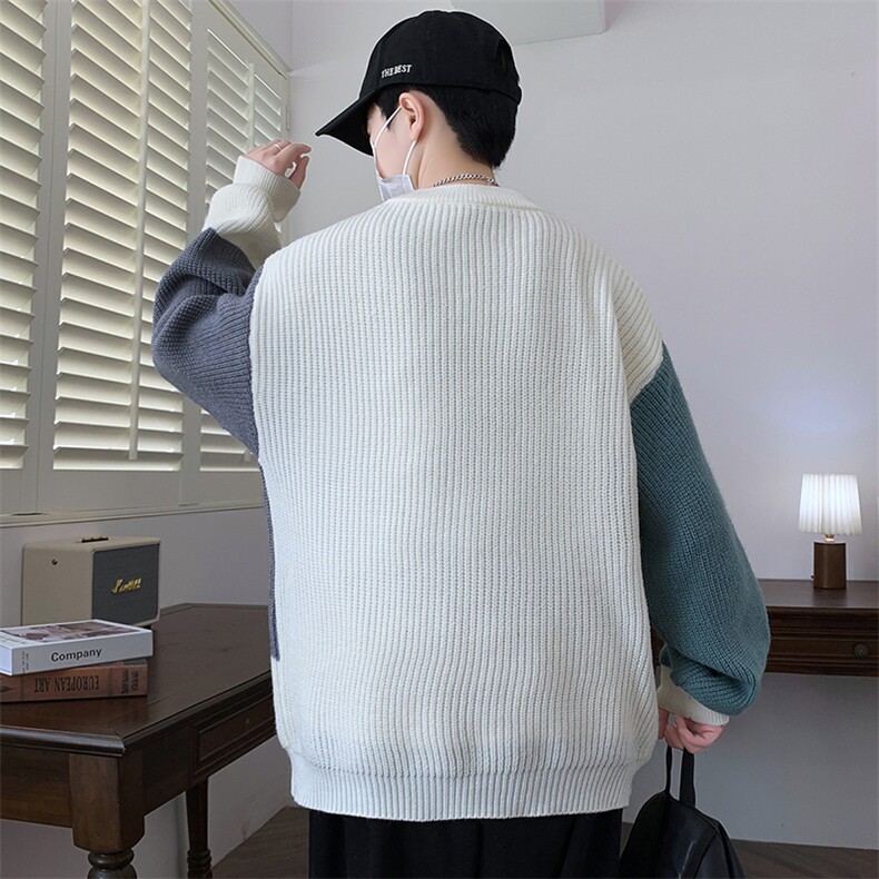 【新品】2025秋冬男士时尚休闲百搭针织毛衣潮流-M5100-P45,男装针织衫/毛衣,星座1105-1