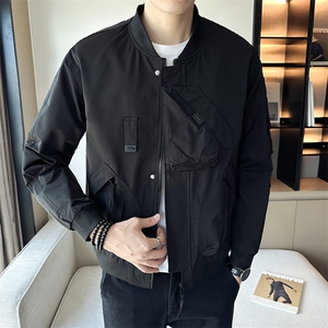 男士外套2025秋季 店主风棒球领潮牌工装休闲夹克 JK125-P110图片