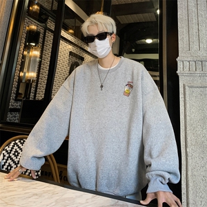 ！ 圆领卫衣男装港风长袖T恤男外套男WY251-特P23图片