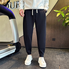 秋冬季男士纯色休闲裤束脚哈伦休闲卫裤男C208-6799-P48控68，男装休闲裤，电商C208