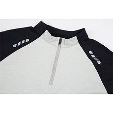 半拉链户外运动长袖T恤男M-5XLFSCT30P35控58，男装T恤，电商B219B