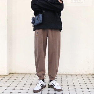202-7-G  秋季新款长裤男针织裤运动休闲韩版宽松卫裤潮流图片