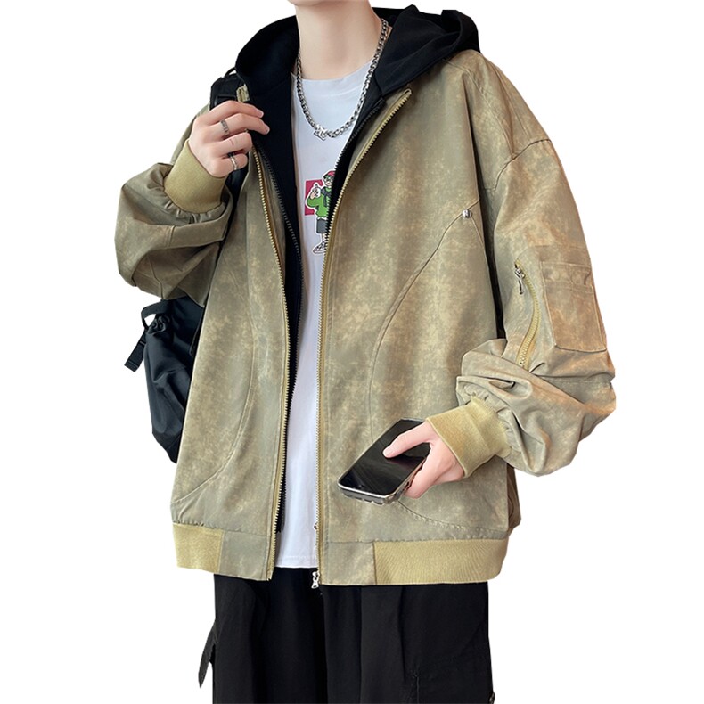 春季假两件青少年百搭夹克情侣春装外套XZ102B-1-JK2533P90,男装夹克,星座102B-1