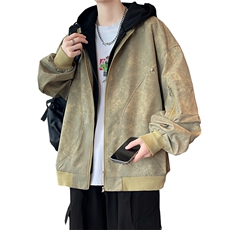 春季假两件青少年百搭夹克情侣春装外套XZ102B-1-JK2533P90，男装夹克，星座102B-1