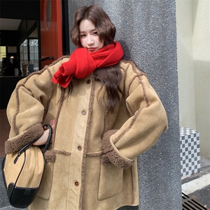 25冬新款皮毛一体棉服5557-P225-K338图片