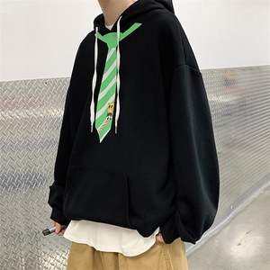 港风休闲卫衣百搭宽松情侣原。宿-休闲卫衣A818图片