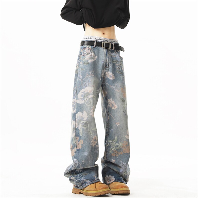 《现货主推》印花牛仔裤GXX18P65-控88，男装牛仔裤，电商C303