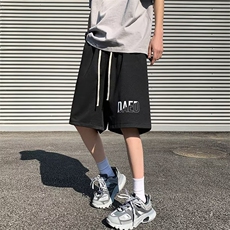 男夏季潮直筒时尚潮牌五分裤运动裤休闲裤字母K939-P30，男装休闲裤，星座1109-3