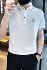 2024工艺款短袖T恤轻奢翻领短袖时尚Polo衫T0269-P55，男装T恤，电商D342