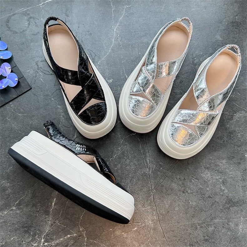 新款平底凉鞋2024夏季外穿罗马凉鞋舒适百搭休闲鞋女透气沙滩女鞋，女鞋凉鞋，电商A223