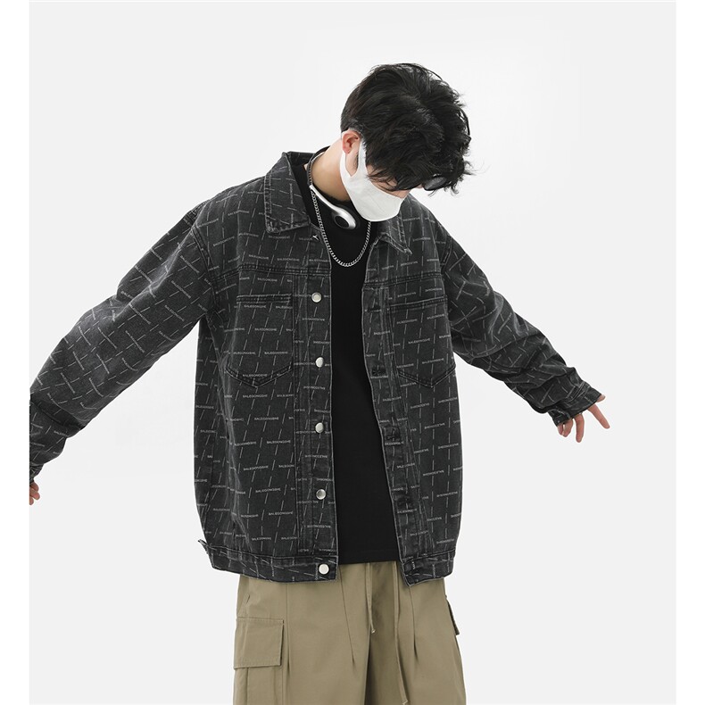 xz905-2-JK121#P70-（控108）春季美式高街休闲牛仔外套,男装工装外套,星座905-2