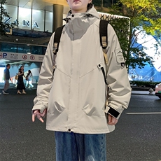 三合一情侣冲锋衣男石墨烯内里户外三防摇粒绒冲锋夹克-P128，男装夹克，电商B306