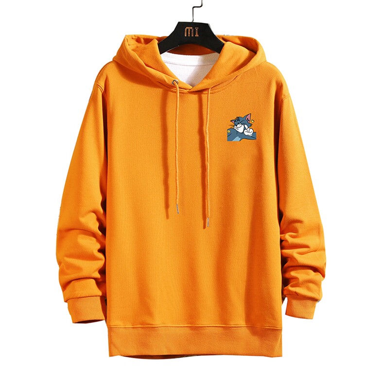 WY2132-P40加绒P45纯连帽卫衣男大码运动帽衫宽松薄外套,男装卫衣,电商A040A