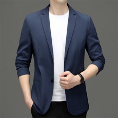 BEA33620钱塘2020-2春秋薄款商务休闲简约中青年男士西服外套P175，男装西服，钱塘207-2