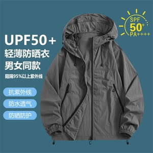 夏季中性风冰丝凉感轻薄透气户外防晒衣外套皮肤衣JH12377-P33图片
