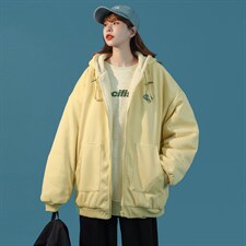 MY205-P85加厚卫衣棉衣羊羔毛棉服羊羔绒中性外套