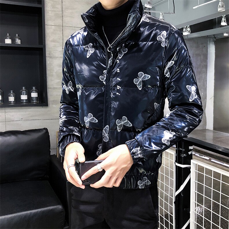 312A-001-P1752025冬季新款时尚蝴蝶图案羽绒服外套男80%白鸭绒K,男装羽绒服,星座312A-5