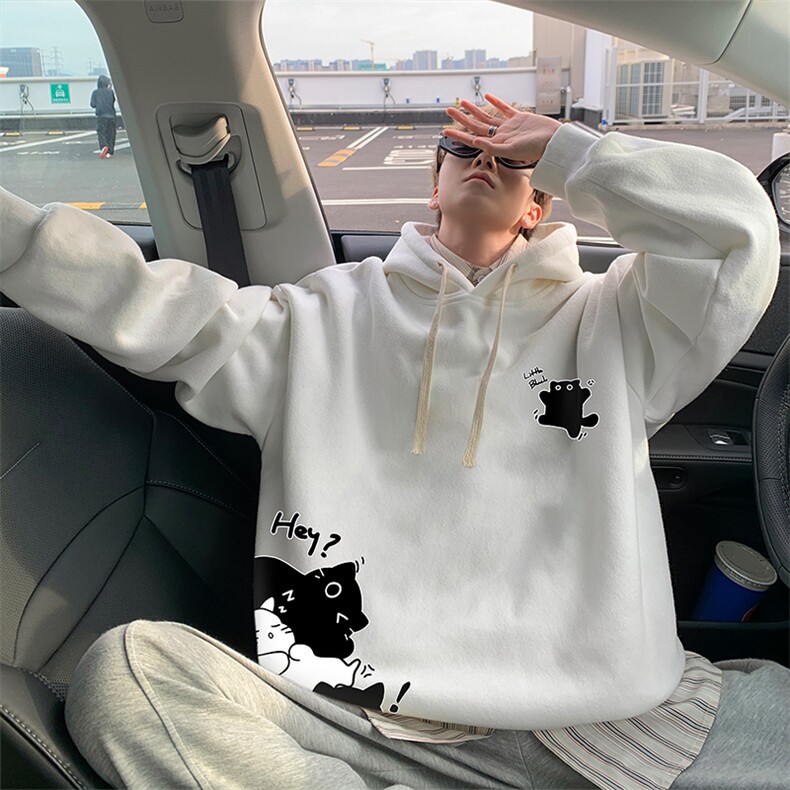 连帽卫衣男大码胖子帽衫大号运动服WY2462-P35,男装卫衣,电商A040