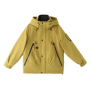 工装派克羽绒棉服女2025冬季新款韩版宽松连帽加厚保暖冲锋衣外套图片