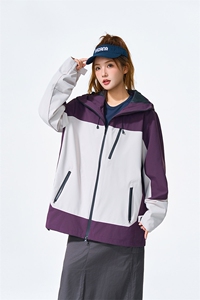 新款男女高品质户外登山服青少年学生冲锋衣夹克外套HS6607图片