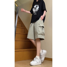 主推工装短裤情侣宽松户外防水速干五分裤K836特P35控55，男装牛仔裤，电商A309