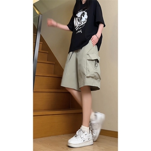 主推 工装短裤情侣宽松户外防水速干五分裤 K836特P35 控55图片