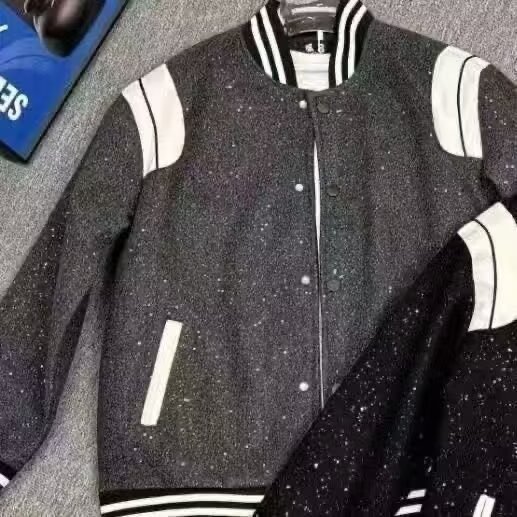 【现货】DM500-特批55秋季新品满天星小香风网红流行棒球服外套潮,男装夹克,星座603-2