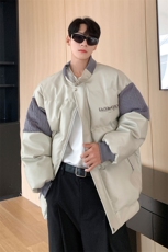 港风毛线衣拼接PU皮棉衣男成分：聚酯纤维MY78756P140控198，男装针织衫/毛衣，星座227-7