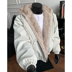 美式复古座山雕连帽棉服加厚保暖夹克宽松外套XZ514-2-25104-P128，男装夹克，星座514-2(原B239)