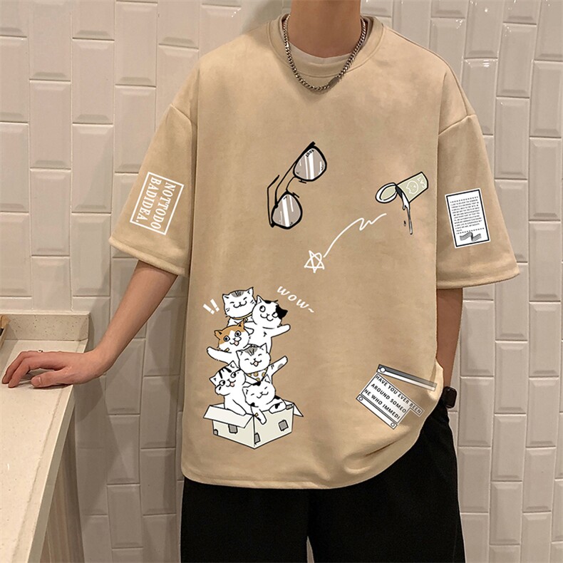 麂皮绒短袖t恤男大码半袖男JD82115-P25,男装T恤,电商A040