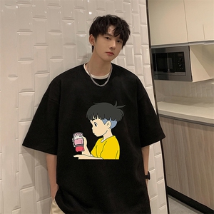 麂皮绒短袖t恤男大码半袖男 JD82200-P25图片