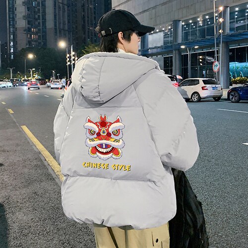 MY16185-P100加厚加绒连帽棉衣男大码棉服男面包服男，男装棉衣，电商A040