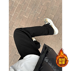 B221美式ins高街加绒加厚牛仔裤LK23010-P60控78加绒P70控98，男装牛仔裤，电商B221