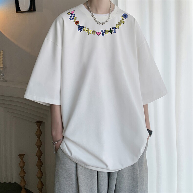 230g重磅纯棉短袖t恤男大码半袖半截袖DX17381-P20，男装T恤，电商A040