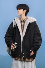 M8601-P95冬季新款男女同款座山雕连帽棉衣外套，男装棉衣，星座109