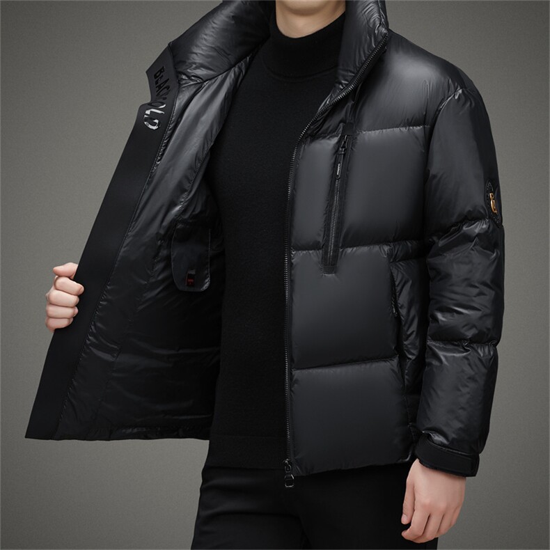 V2622情侣款黑金鹅绒高货男装羽绒服精品欧货品质P390,男装羽绒服,钱塘207-3